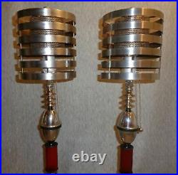 0846 G. F. Otherworldly Time Travel Machines 1930's Art Deco Machine Age Lamps