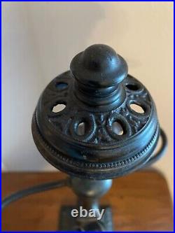 1915-20s Pairpoint Lamp Base Slag Glass lamp