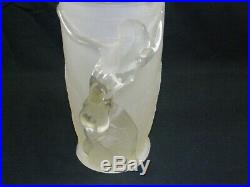 1932 Art Deco Aladdin Electric Lamp G-163 Double Nude Frosted Glass Base Only