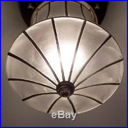 226b Vintage Antique ArT DEco Ceiling Light Lamp Fixture Fixture Porch Hall