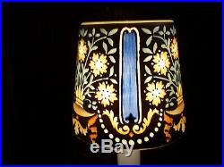 2 Rare Beautiful Antique Glass 1920s or1930s Lamp Shades Art Deco