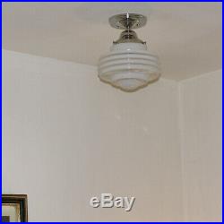 708 Vintage Antique arT Deco Ceiling Light Lamp Fixture Hall Bath