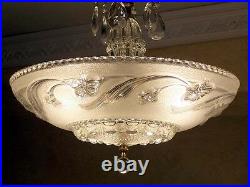 929x Vintage Antique arT DEco Ceiling Light Lamp Fixture Chandelier