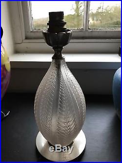A Rene Lalique Lamp