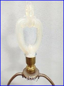 Aladdin Opalique Blue Glass G173 Daisy Electric Lamp 1938