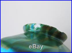 Antique ART GLASS LAMP SHADE Iridescent Pulled Feather Quezal Steuben Tiffany