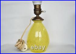 Antique Art Deco WMF IKORA Uranium Vaseline Glass Table Lamp