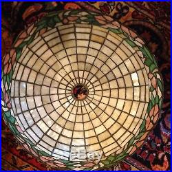 Antique Gorham Leaded lamp Handel Tiffany Duffner arts & crafts slag glass era
