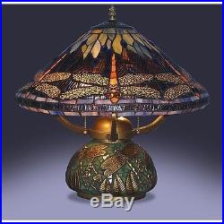 Antique Table Lamp Tiffany Style Lamps Art Mosaic Base Stained Glass Lamp Shade
