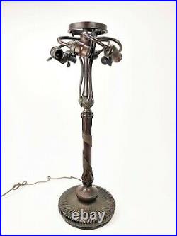 Antique Tiffany Studios Bronze Lamp Base ca1905
