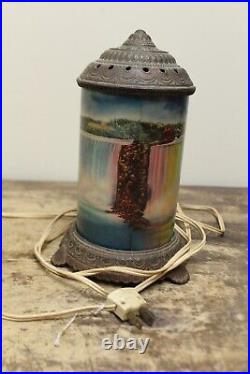 Antique Vintage Motion Lamp SCENE IN ACTION NIAGARA FALLS Complete