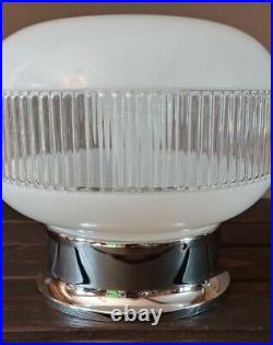 Antique/Vtg Art Deco 1930s-50s Retro, Atomic Era Ceiling light Fixture (3 Avail)