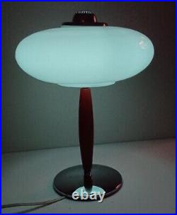 Art Deco Glass Table Lamp UFO Lamp