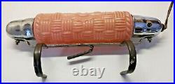 Art Deco Headboard Lamp with Matching Night Table Torpedo Lamps Pink WORKING