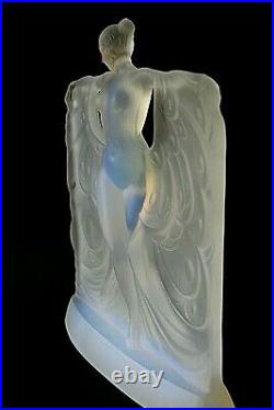Art Deco Sabino Suzanne Opalescent Glass Lamp