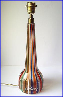 BAROVIER & TOSO Murano Ercole Barovier lamp Canne Policrome