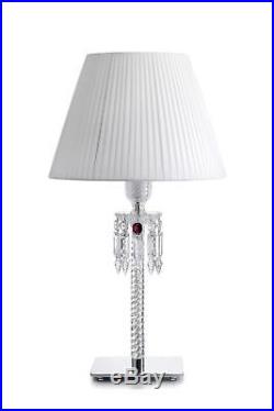 Baccarat 25 Torch Table Lamp White Brand New In Original Box France $2,900.00