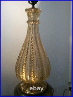 Barovier-e-Toso Murano Art Glass Lamp
