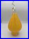 Blown Art Glass Lemon Yellow Table Lamp Rare