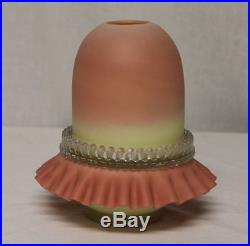 Burmese Art Glass Fairy Lamp Cricklite Clarkes Insert
