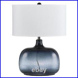 Cal Lighting BO-2263TB 150 W 3 Way Christi Navy Blue Glass Table Lamp