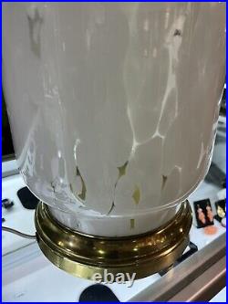 Carlo Nason For Mazzega Art Glass Vintage Cumulus Glass Table Lamp