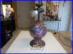 Charles Lotton Cypriot Multi Flora Art Glass Lamp $5,000.00