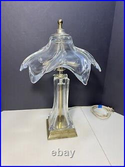 Cofrac art glass verrier france Heaven Thick Hand Blown Crystal Glass Lamp