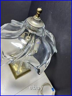 Cofrac art glass verrier france Heaven Thick Hand Blown Crystal Glass Lamp
