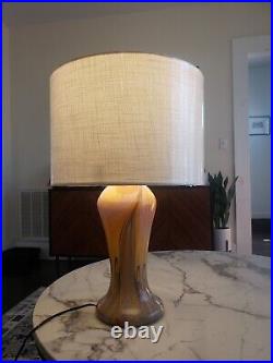 Elegant 17 Art Glass Lamp by Joe Clearman for Swallowtail Studios