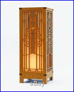 Frank Lloyd Wright Robie Art Glass Mini Lightbox Accent Lamp