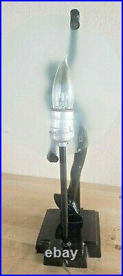 Frankart Art Deco Female NudeTable Lamp withGlass Disk Shade, 14.5 hi. Reproduction