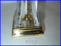 French Cofrac art verrier Crystal glass lamp