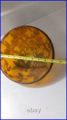 Galle Cameo Glass Lamp Dome Enclosed Shade