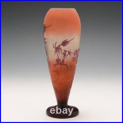 Galle Three Colour Cameo Vase c1925