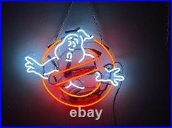 Ghostbuster Ghost Acrylic Neon Light Sign 17x14 Lamp Glass Artwork Bar Decor