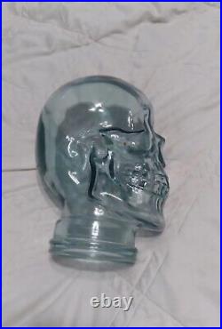 Glass Skull Head Lamp Shade