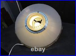 Glass Torch Lamp Shade Large Glass Shade 17in Art Deco Floor Lamp Ceiling Shade