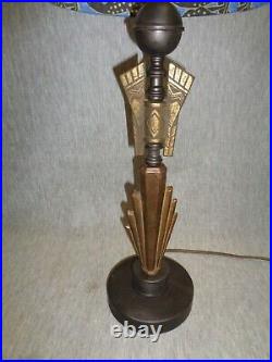 Gobekli Tepe Primal 100 Years Old High Art Deco Lamp, c. 1920