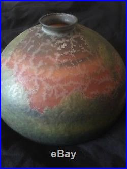 Handel Painted Lamp Shade, Leaded, Slag, Stained Glass, Arts Crafts Lamp Era