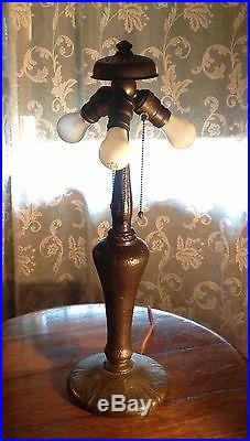 Handel leaded lamp excellent condition- Tiffany arts crafts Pairpoint art glass