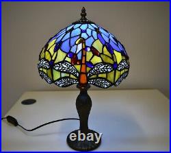 High Quality + Popular Tiffany Style Art Deco Stained Glass Desk Table Lamp