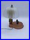 Houzex Art Deco Scotty Glass Table Lamp With Shade Pink frosted