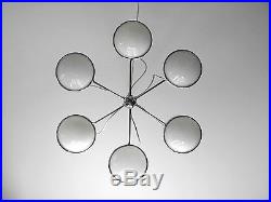 Italian 60s Pop Art Space Age ceiling lamp 6 glass balls Sarfatti Colombo era