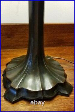 J. A. Whaley Arts & Crafts Leaded Lamp RARE Signed