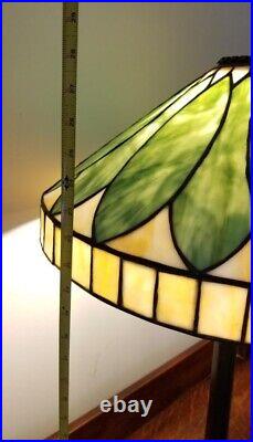 J. A. Whaley Arts & Crafts Leaded Lamp RARE Signed