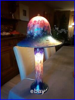Joel Bloomberg Art Glass Table Lamp