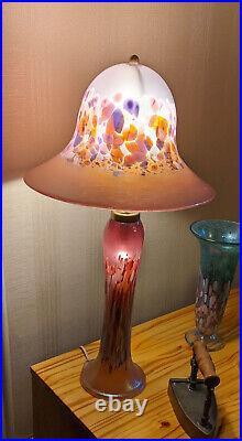 Joel Bloomberg Designs Hand Blown Table Lamp Circa 1998