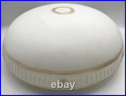 Large Vintage Art Deci Frosted Glass Celing/floor Lamp Shade