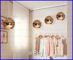 Modern Art Glass Ball Lamp Pendant Light Mirror Chandelier For Bar Cafe Club